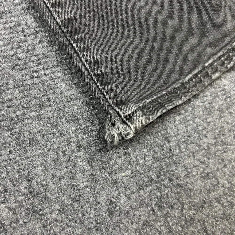 American Eagle Athletic Skinny Jeans‎ Mens 34x32 Black Distressed Ripped Denim